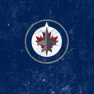 NHL Winnipeg Jets Distressed Logo Wii (Includes 1 Controller) Skin